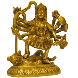 Bhadra Kali Brass Statue