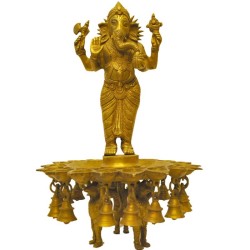 Mooshika Holding Ganesha Deepa