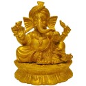 Pagadi Ganesha in Peeta Brass Statue