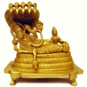 5 inches height Brass Statue of Anantha Padmanabha