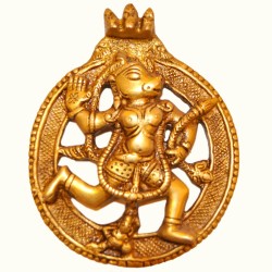 Wall Hanging Hanuman Brass Idol